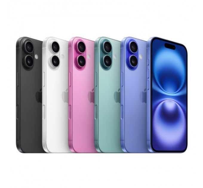Apple Мобільний телефон Apple iPhone 16 128GB Ultramarine (MYEC3)