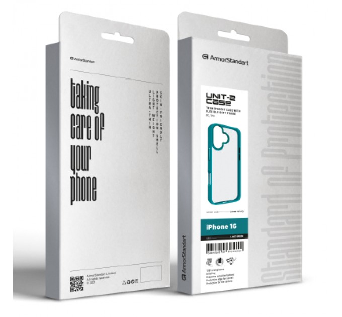 Armorstandart Чохол до мобільного телефона Armorstandart UNIT2 Apple iPhone 16 Lake Green (ARM78745)