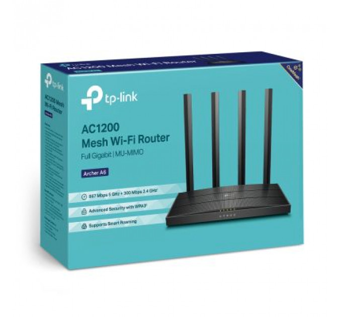 Маршрутизатор TP-Link Archer A6 (Archer-A6)