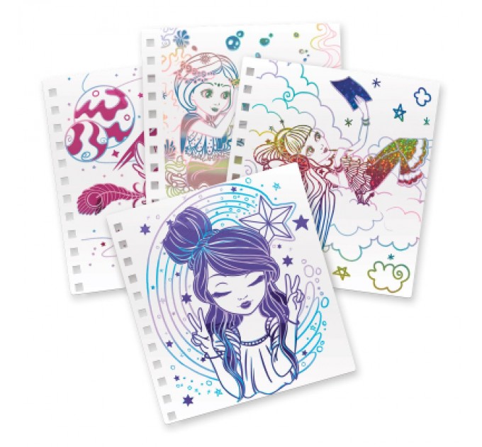 Nebulous Stars Набір для творчості Nebulous Stars Скетчбук Фантазійне мистецтво з фольги (11025)