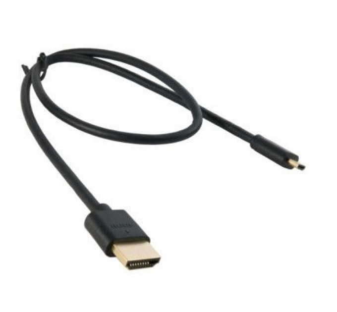 Кабель мультимедійний micro HDMI to HDMI 0.5m Extradigital (KBD1678)