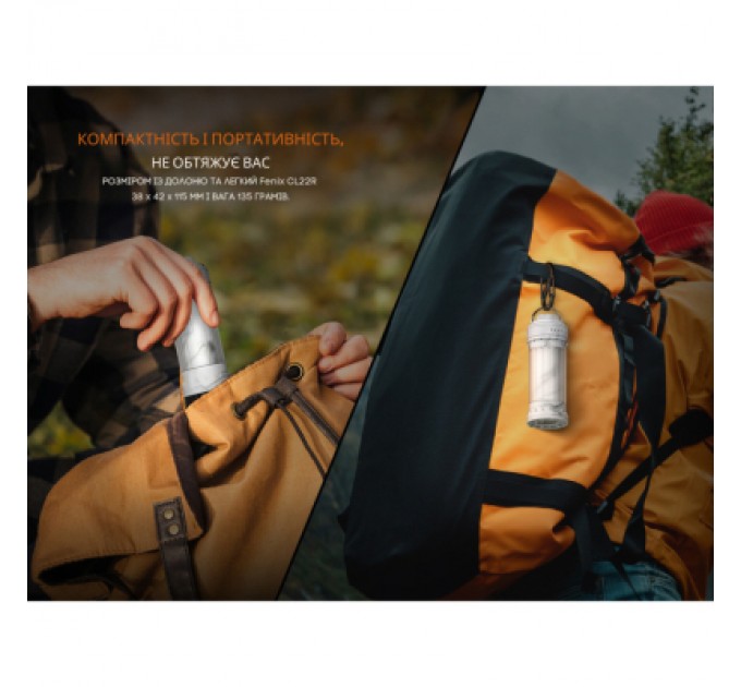 Fenix Ліхтар Fenix CL22R чорний (CL22RBK)