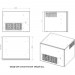 Шафа настінна CSV 15U-450, кліматична, зовнішнього виконання, IP54 (10237)