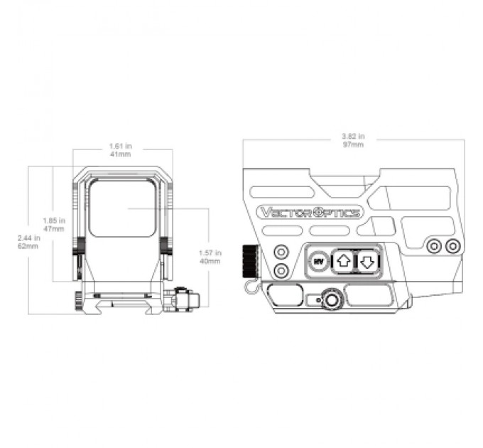 Vector Optics Коліматорний приціл Vector Optics Frenzy Plus 1x31x26 Solar (SCRD-S67)
