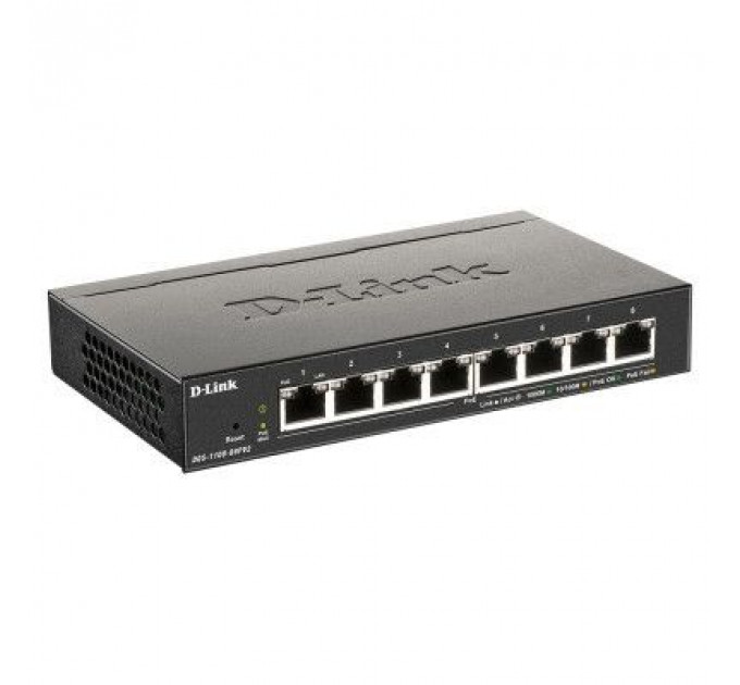 Комутатор мережевий D-Link DGS-1100-08PV2