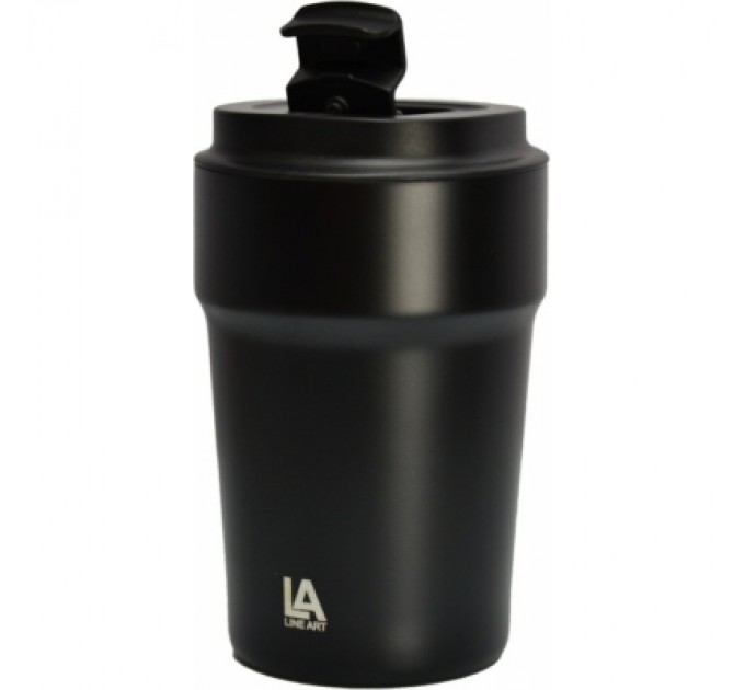 Line Art Термокружка Line Art Rhodes 380 мл чорний (60022322LA-01)