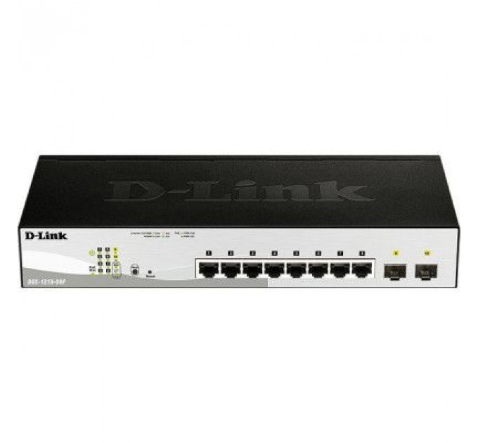 Комутатор мережевий D-Link DGS-1210-08P