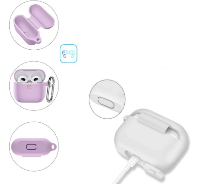 BeCover Чохол для навушників BeCover Silicon для Apple AirPods (3nd Gen) Transparancy (707232)