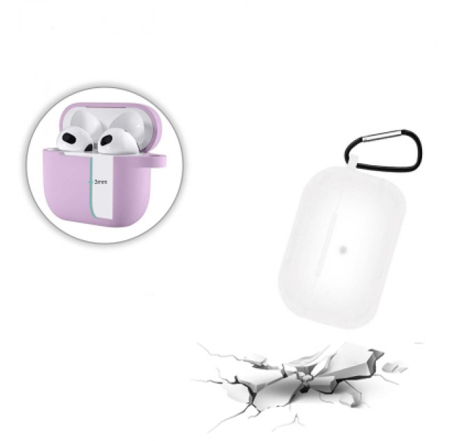 BeCover Чохол для навушників BeCover Silicon для Apple AirPods (3nd Gen) Transparancy (707232)