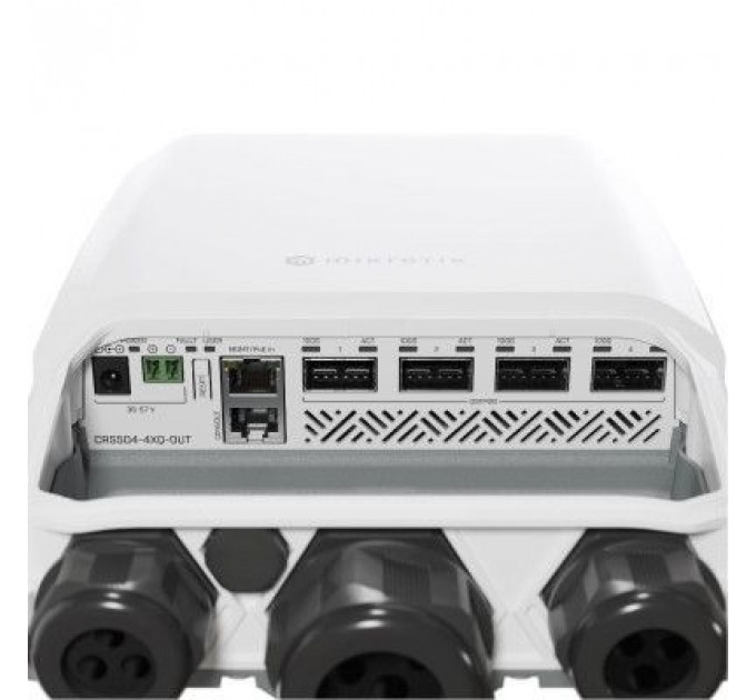 Комутатор мережевий Mikrotik CRS504-4XQ-OUT