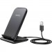 Choetech Зарядний пристрій Choetech 15W Fast Wireless Charging Stand 2coils black (T555-F-BK)