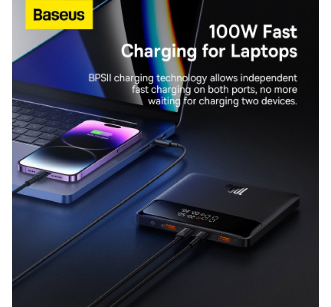 Baseus Батарея універсальна Baseus Blade 20000mAh 100W OE, black (PPBL000301)
