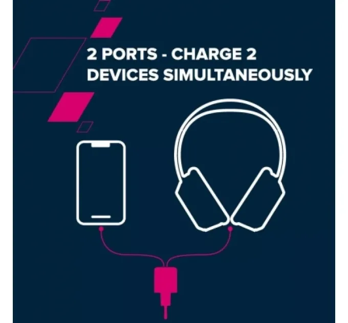 Canyon Зарядний пристрій Canyon CU20AC GaN 20W 1xPD 1xQC EU White (CNS-CUW20AC)