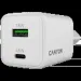 Canyon Зарядний пристрій Canyon CU45AC GaN 45W 1xPD 1xQC EU White (CNS-CUW45AC)