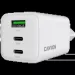 Canyon Зарядний пристрій Canyon CU65ACC GaN 65W 2xPD 1xQC EU White (CNS-CUW65ACC)