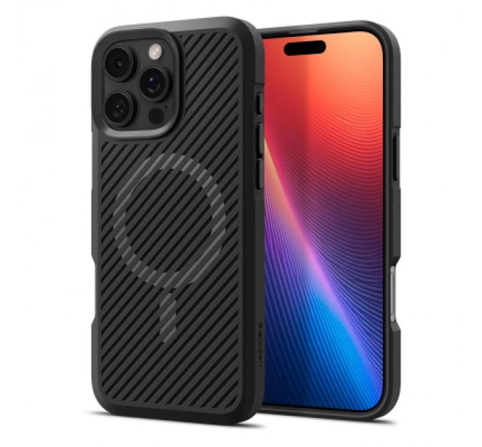 Spigen Чохол до мобільного телефона Spigen iPhone 16 Pro Core Armor MagFit Matte Black (ACS08158)