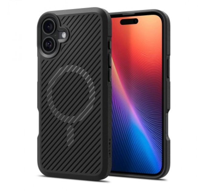 Spigen Чохол до мобільного телефона Spigen iPhone 16 Core Armor MagFit Matte Black (ACS08221)