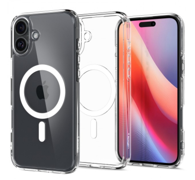 Spigen Чохол до мобільного телефона Spigen iPhone 16 Ultra Hybrid MagFit White (ACS08205)