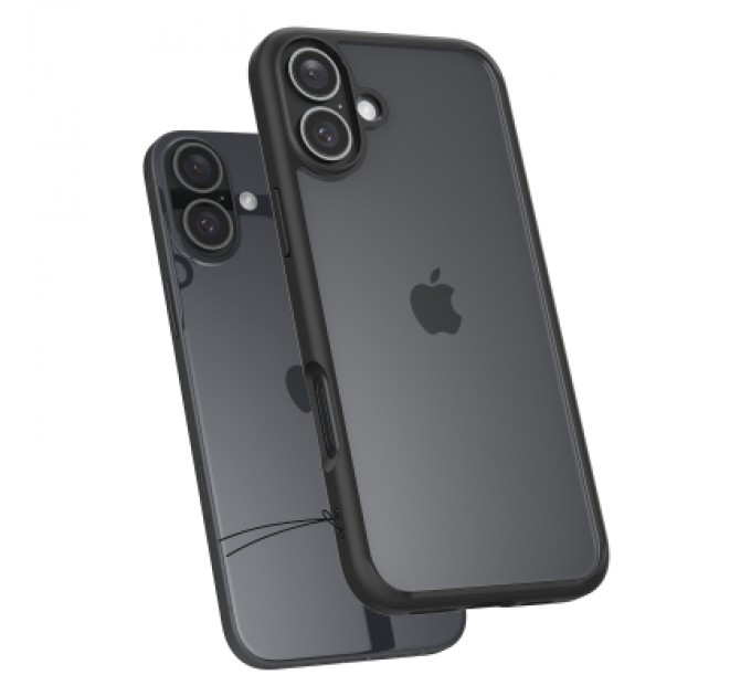 Spigen Чохол до мобільного телефона Spigen iPhone 16 Ultra Hybrid Matte Black (ACS08201)