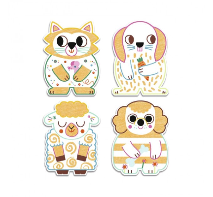 Djeco Набір для творчості Djeco Малювання Свійські тварини (DJ00061)