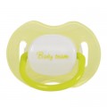 Baby Team Пустушка Baby Team Силіконова ортодонтична З ковпачком та кільцем Нічна Від 12 місяців (4824428030083)