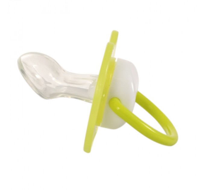 Baby Team Пустушка Baby Team Силіконова ортодонтична З ковпачком та кільцем Нічна Від 12 місяців (4824428030083)