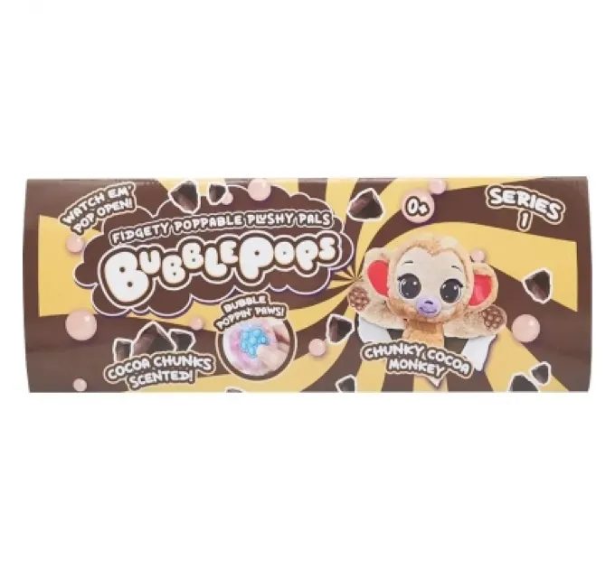 Bubble Pops М'яка іграшка Bubble Pops Шоколадна мавпа 20 см (2402005/6)
