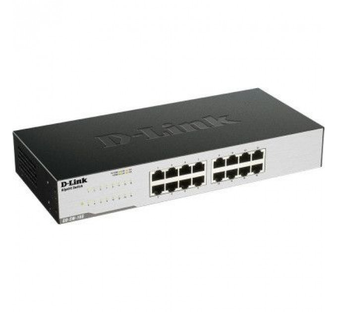 Комутатор мережевий D-Link GO-SW-16G
