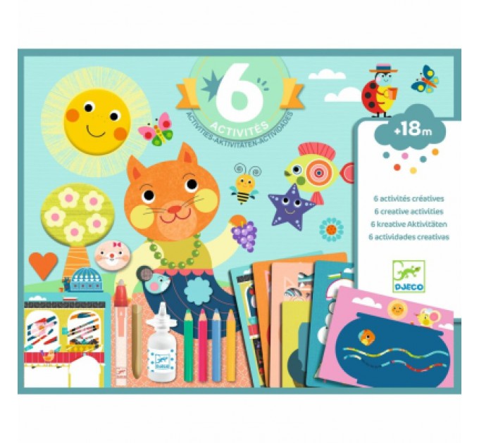 Djeco Набір для творчості Djeco Котик та його друзі (DJ09292)