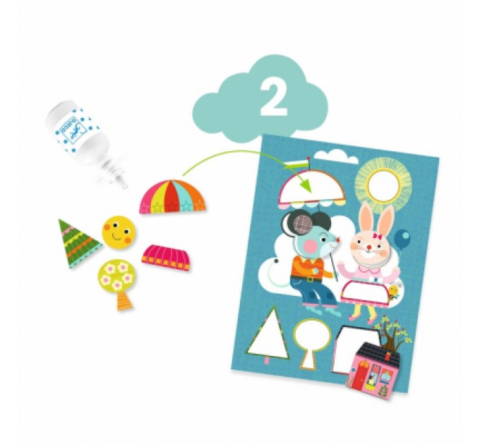 Djeco Набір для творчості Djeco Котик та його друзі (DJ09292)