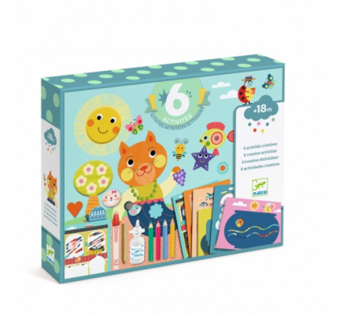 Djeco Набір для творчості Djeco Котик та його друзі (DJ09292)