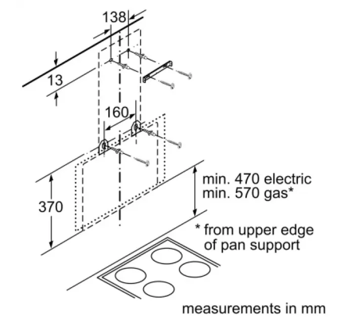 Bosch Витяжка кухонна Bosch DWK67PJ60T