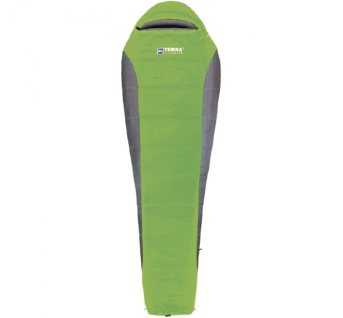 Terra Incognita Спальний мішок Terra Incognita Siesta Regular 400 Left Grey/Green (4823081505365)