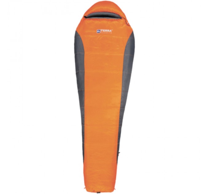 Terra Incognita Спальний мішок Terra Incognita Siesta Regular 400 Left Orange/Grey (4823081505402)