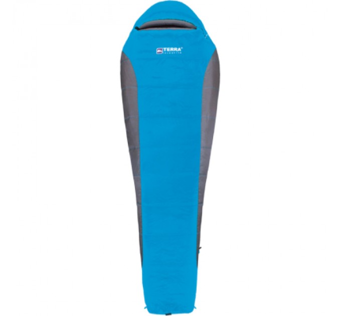 Terra Incognita Спальний мішок Terra Incognita Siesta Regular 400 Right Blue/Grey (4823081505396)