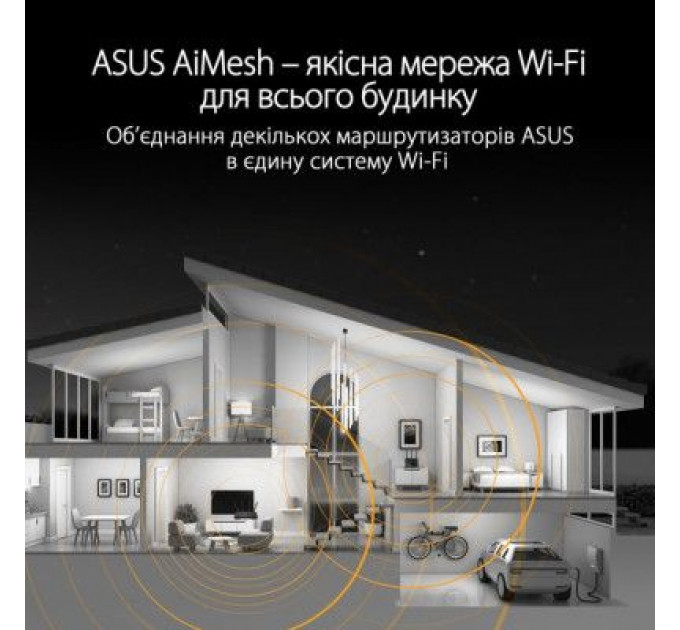 Маршрутизатор ASUS TUF-AX4200 (90IG07Q0-MU9100)