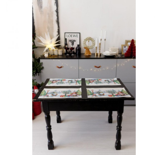 Прованс Серветка на стіл Прованс гобеленова Різдвяне багаття 30х50 см (036427)