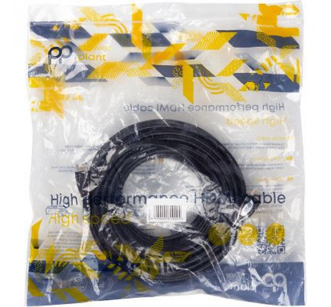 Кабель мультимедійний HDMI to HDMI 20.0m PowerPlant (KD00AS1295)