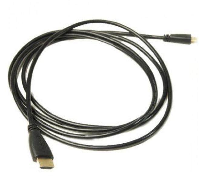 Кабель мультимедійний HDMI A to HDMI D (micro), 2.0m PowerPlant (KD00AS1274)