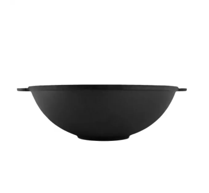 Brizoll Сковорода Brizoll чавунна WOK з чавунною кришкою 3,7 л 280х96 мм (W28-1)