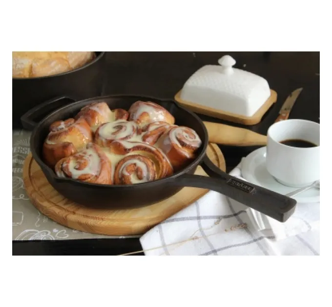 Brizoll Сковорода Brizoll Monolith чавунна з литою ручкою 240х60 мм (M2460P)