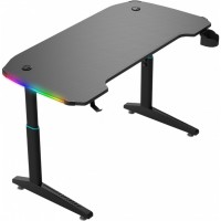 Комп'ютерний стіл GT Racer T-1221 Black (T-1221 (120x60x71-79) Black)