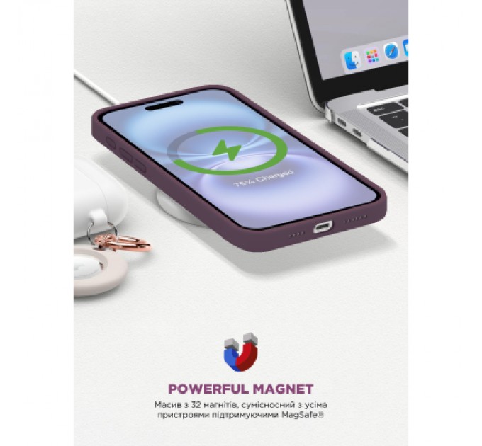 Armorstandart Чохол до мобільного телефона Armorstandart ICON2 MagSafe Apple iPhone 16 Plum (ARM81312)