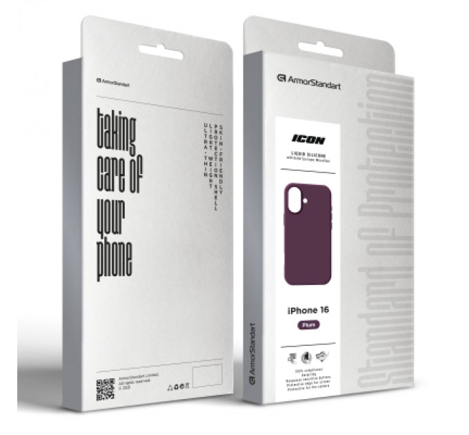 Armorstandart Чохол до мобільного телефона Armorstandart ICON2 MagSafe Apple iPhone 16 Plum (ARM81312)