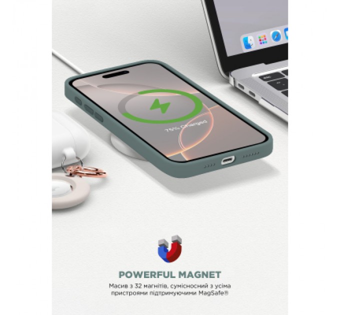 Armorstandart Чохол до мобільного телефона Armorstandart ICON2 MagSafe Apple iPhone 16 Pro Lake Green (ARM81318)