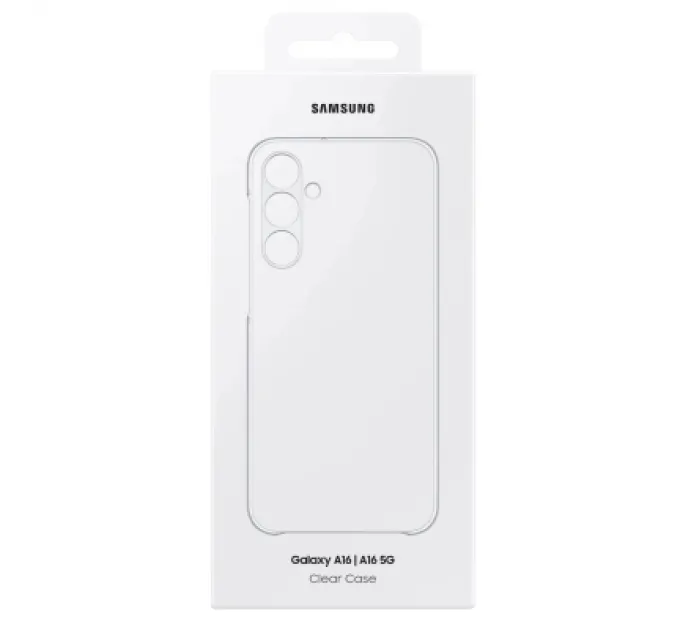 Samsung Чохол до мобільного телефона Samsung Soft Clear Cover Samsung Galaxy A16 Transparent (EF-QA166CTEGWW)