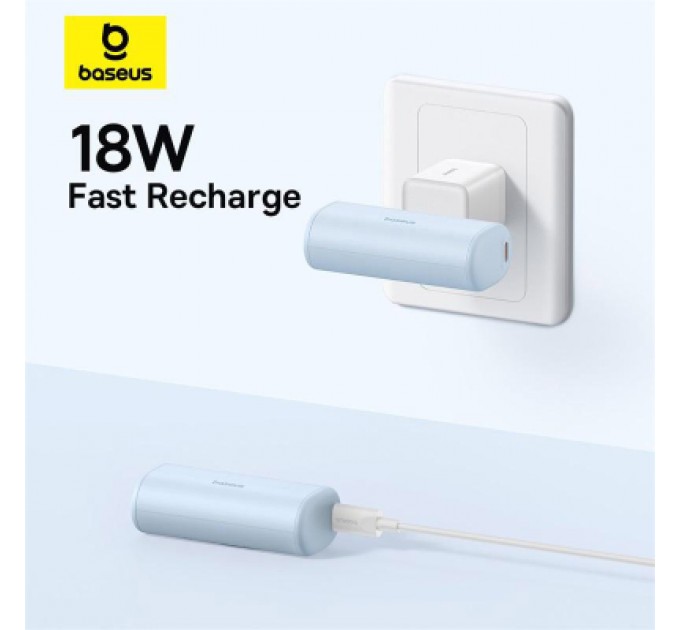 Baseus Батарея універсальна Baseus Compact 4900mAh 20W Lightning, White (PPWC05I) (P10068304212-00)