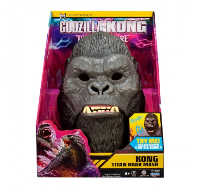 Godzilla vs. Kong Інтерактивна іграшка Godzilla vs. Kong Маска Конга (звук) (35672)