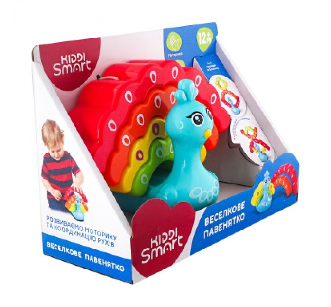 Kiddi Smart Розвиваюча іграшка Kiddi Smart Веселкове павенятко (4508-KS)