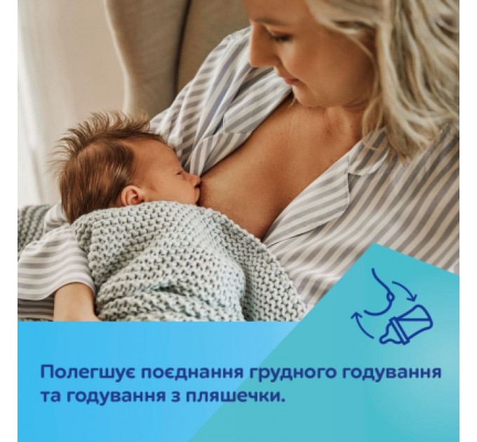 Canpol babies Пляшечка для годування Canpol babies Easystart MOUNTAINS антиколікова з широким отвором 120 мл зелена (35/242_gre)